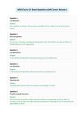 AINS Course 21 Exam Questions with Correct Answers