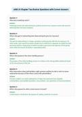 AINS 21 Chapter Two Review Questions with Correct Answers