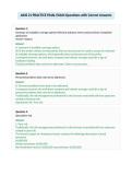 AINS 21 PRACTICE FINAL EXAM Questions with Correct Answers