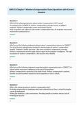 AINS 23 Chapter 9 Workers Compensation Exam Questions with Correct&NewLine;Answers