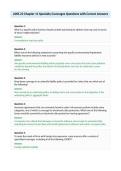 AINS 23 Chapter 11 Specialty Coverages Questions with Correct Answers