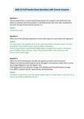 AINS 23 Full Practice Exam Questions with Correct Answers