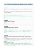 AINS 23 Ch&period; 8 Commercial Auto Exam Questions with Correct Answers