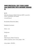 SNHD&lowbar;PROTOCOLS&lowbar;TEST&lowbar;STUDY&lowbar;GUIDE&lowbar;2026&lowbar;QUESTIONS&lowbar;WITH&lowbar;ANSWERS&lowbar;GRADED