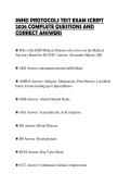 SNHD&lowbar;PROTOCOLS&lowbar;TEST&lowbar;EXAM&lowbar;SCRIPT&lowbar;2026&lowbar;COMPLETE&lowbar;QUESTIONS&lowbar;AND&lowbar;CORRECT