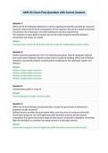 AINS 101 Exam Prep Questions with Correct Answers&NewLine;