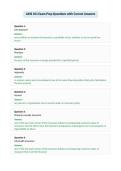 AINS 101 Exam Prep Questions with Correct Answers&NewLine;