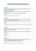 ALARM Course Exam Questions with Correct Answers