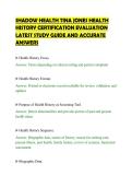 SHADOW HEALTH TINA JONES HEALTH HISTORY CERTIFICATION EVALUATION LATEST STUDY