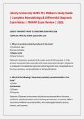 Liberty University NURS 751 Midterm Study GuideQuestions and Correct Answers&period;pdf&NewLine;