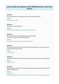 Ammo Handler Exam Questions with &lpar;VERIFIED Questions with Correct&NewLine;Answers
