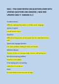 NACC - PSW EXAM REVIEW 200 QUESTIONS EXAM WITH VERIFIED QUESTIONS AND ANSWERS &vert; NEW AND UPDATED 2026 &excl;&excl;&excl; &vert;GRADED A&plus;&sol;&sol;