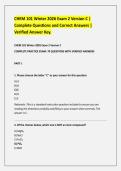 CHEM 101 Winter 2026 Exam 2 Version C Questions and Correct Answers&period;pdf