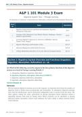 A&P 1 101 MODULE 3 EXAM 2026&sol;2027 &vert; Digestive System Test &ndash; Portage Learning &vert; Verified Q&A &vert; Pass Guaranteed &ndash; A&plus; Graded&NewLine;&NewLine;
