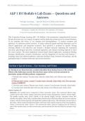 A&P 1 101 MODULE 6 LAB EXAM 2026&sol;2027 &vert; Endocrine System & Calcium Balance &vert; Portage Learning &vert; Verified Q&A &vert; Pass Guaranteed &ndash; A&plus; Graded&NewLine;&NewLine;