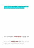 COMD 4500 Final Exam With Complete Questions and Correct Answers Graded A&plus;&vert;Latest 20252026