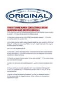 TFM11 TX FIRE ALARM CORRECT FINAL EXAM QUESTIONS AND ANSWERS SURE A&period;pdf