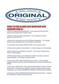 TFM11 TX FIRE ALARM 2026 QUESTIONS AND ANSWERS SURE A&period;pdf