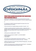 TFM11 FIRE ALARM EVALUATION TEST QUESTIONS AND ANSWERS SURE A&period;pdf