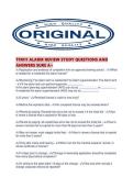 TFM11 ALARM REVIEW STUDY QUESTIONS AND ANSWERS SURE A&period;pdf