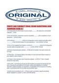 FDNYC G60 CORRECT FINAL EXAM QUESTIONS AND ANSWERS SURE A&period;pdf&NewLine;&NewLine;1&period; Document information