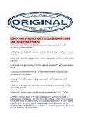 FDNYC G60 EVALUATION TEST 2026 QUESTIONS AND ANSWERS SURE A&period;pdf