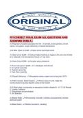 FF1 CORRECT FINAL EXAM ALL QUESTIONS AND ANSWERS SURE A&period;pdf