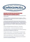 DRIVERS ED UPDATED EVALUATION EXAM QUESTIONS AND ANSWERS SURE A&period;pdf