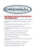 ABGC BOARDS LATEST EXAM STUDYS QUESTIONS AND ANSWERS SURE A&period;pdf