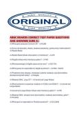 ABGC BOARDS CORRECT TEST PAPER QUESTIONS AND ANSWERS SURE A&period;pdf