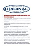 ABGC BOARDS FINAL EXAMS ALL QUESTIONS AND ANSWERS SURE A&period;pdf