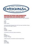ENRICHED AIR NITROX CORE EXAMINATION 2026 QUESTIONS AND ANSWERS SURE A&period;pdf