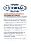 ENRICHED AIR NITROX COMPREHENSIVE ALL QUESTIONS AND ANSWERS SURE A&period;pdf