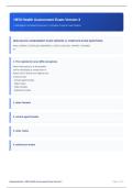 HESI HEALTH ASSESSMENT EXAM VERSION 3 &vert; COMPLETE EXAM QUESTIONS&NewLine;AND CORRECT DETAILED ANSWERS &vert; LATEST 2026-2027 UPDATE- GRADED&NewLine;A&plus;