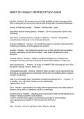 BMGT 301 EXAM 2 VERIFIED STUDY GUIDE