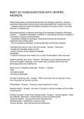 BMGT 301 EXAM QUESTIONS WITH VERIFIED ANSWERS