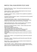 BMGT301 FINAL EXAM VERIFIED STUDY GUIDE