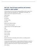 RCP 110 - Final 13 Exam questions and answers&NewLine;Graded A&plus; latest update&NewLine;A 38 year old male is in the ICU after developing ARDS secondary to sepsis&period; He is&NewLine;awake but restless and repeatedly says&comma; "I still feel like I can't breathe&period;" He