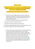 PPR EC-12 &lpar;160&rpar;  &NewLine;Comprehensive Resource To Help You Ace 2026-2027 Exams &NewLine;Includes Frequently Tested Questions With ELABORATED &NewLine;100&percnt; Correct COMPLETE SOLUTIONS  &NewLine;Guaranteed Pass First Attempt&excl;&excl; Current Update&excl;&excl;