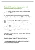 Santrock Lifespan dev Exam questions and&NewLine;answers latest update Graded A&plus;&NewLine;&lowbar;&lowbar;&lowbar;&lowbar;&lowbar; is a hormone associated in girls with breast&comma; uterine&comma; and skeletal&NewLine;development&period; - Estradiol&NewLine;The age at which puberty arrives dropped quickly throughout the 20th&NewLine;century&period; 