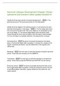 Santrock Lifespan Development Chapter 3 Exam&NewLine;questions and answers latest update Graded A&plus;&NewLine;Identify the three main periods of prenatal development&period; - &lpar;1&rpar; The&NewLine;germinal period &lpar;2&rpar; The embryonic period &lpar;3&rpar; The fetal period&period;&NewLine;Identify the three stages of t
