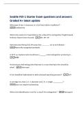 Seattle FEX-1 Starter Exam questions and answers&NewLine;Graded A&plus; latest update&NewLine;What type of test is necessary on a Co2 hose before installation&quest; -&NewLine;Conductivity&NewLine;What is the maximum travel distance for a Class B fire extinguisher&quest; &lpar;Light hazard&comma;&NewLine;Ordinary Haz