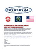 2026 INDIANA LIFE HEALTH STUDYS CORRECT QUESTIONS AND ANSWERS SURE A&period;pdf