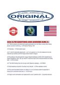 2026 CLTM QUESTIONS AND ANSWERS SURE A&period;pdf