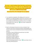Tax Level 1&colon; Intuit Academy Exam Questions and Answers &NewLine;Comprehensive Resource To Help You Ace 2026-2027 Exams &NewLine;Includes Frequently Tested Questions With ELABORATED &NewLine;100&percnt; Correct COMPLETE SOLUTIONS &NewLine;Guaranteed Pass First Attempt&excl;&excl; Current Update&excl;&excl;