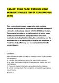 RSE4801 EXAM PACK  PREMIUM MCQS &NewLine;WITH RATIONALES &lpar;UNISA YEAR MODULE &NewLine;2026&rpar; 