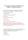 NU 335 EXAM 2 &lpar;2026&sol;2027&rpar; QUESTIONS AND CORRECT ANSWERS GRADED A&plus;