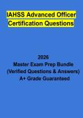 IAHSS Advanced Officer Certification Exam Guide PDF &vert; Healthcare Security Study Guide&comma; Practice Questions & Revision Notes