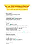AT&T TKT II Comprehensive Resource To Help You Ace 2026&NewLine;2027 Exams Includes Frequently Tested Questions With &NewLine;ELABORATED 100&percnt; Correct COMPLETE SOLUTIONS &NewLine;Guaranteed Pass First Attempt&excl;&excl; Current Update&excl;&excl; 