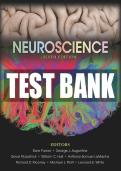 Neuroscience 6th Edition Test Bank by Purves &vert; 100&percnt; Correct Answers &vert; All 34 Chapters &vert; Instant Download